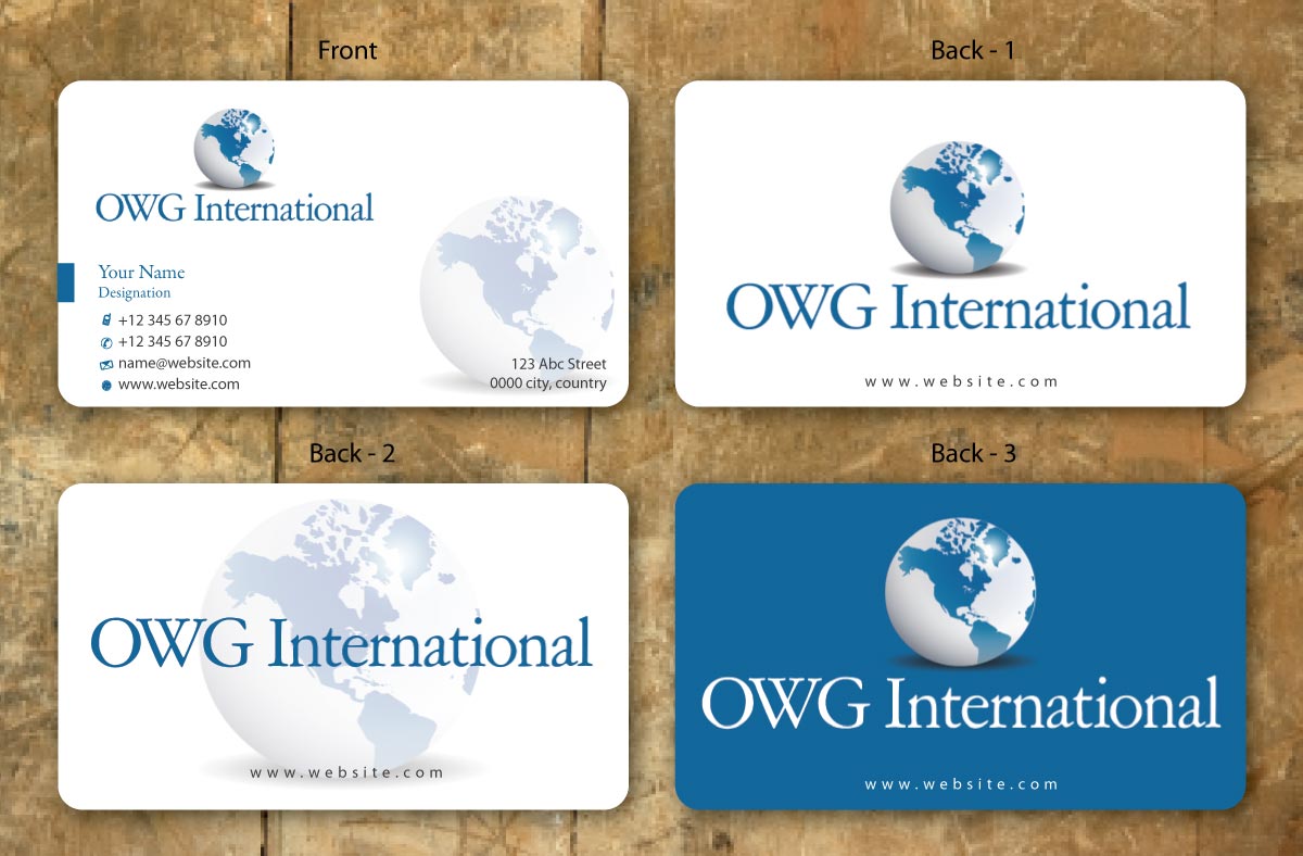 Design de Carte de Visite par Sbss pour OWG International | Design #1363597