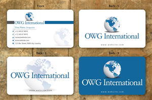 Diseño de Tarjeta de Presentación por Sbss para OWG International | Diseño: #1363601