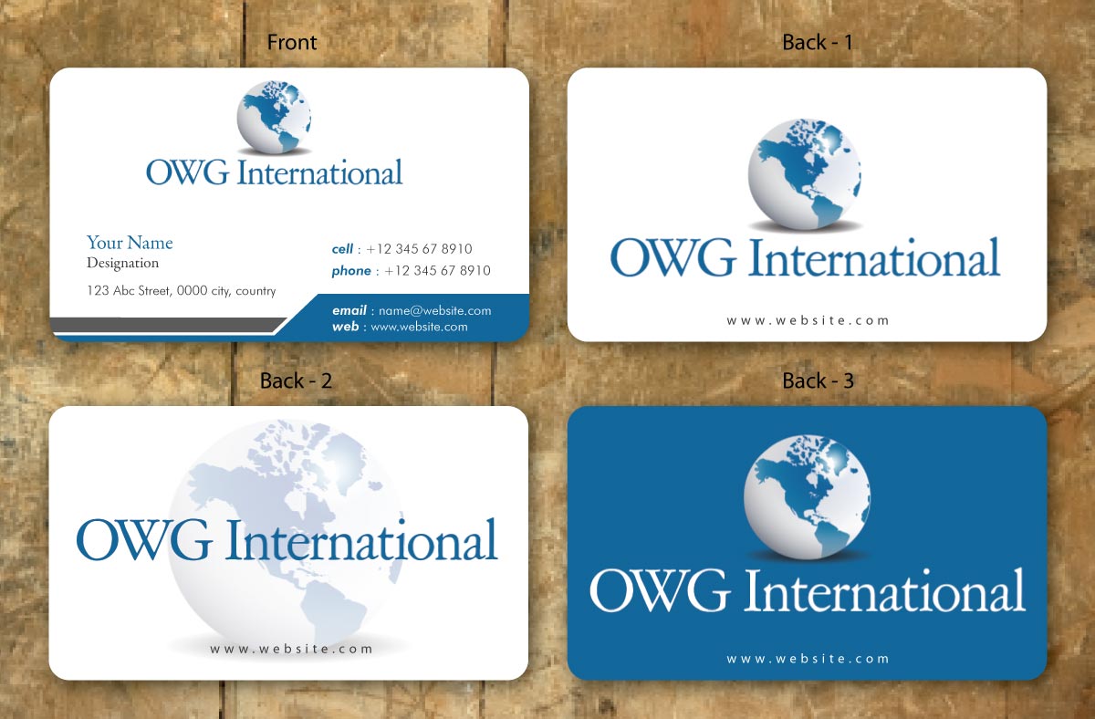Design de Carte de Visite par Sbss pour OWG International | Design #1363627