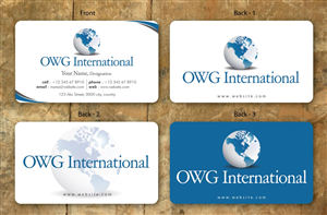 Diseño de Tarjeta de Presentación por Sbss para OWG International | Diseño: #1363631