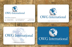 Business Card Design by Sbss for OWG International | Design: #1363653