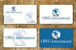 Business Card Design by Sbss for OWG International | Design: #1363658