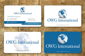 Business Card Design by Sbss for OWG International | Design: #1365637