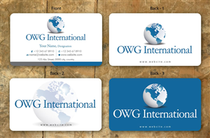 Business Card Design by Sbss for OWG International | Design: #1365669
