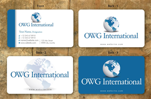 Business Card Design by Sbss for OWG International | Design: #1365682
