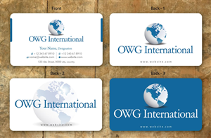 Business Card Design by Sbss for OWG International | Design: #1365721