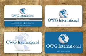 Business Card Design by Sbss for OWG International | Design: #1365727