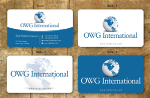 Business Card Design by Sbss for OWG International | Design: #1365732