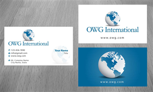 Business Card Design by Sbss for OWG International | Design: #1365866