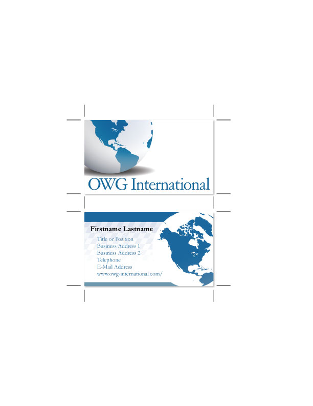 Business Card Design by Paul conner for OWG International | Design #1372195