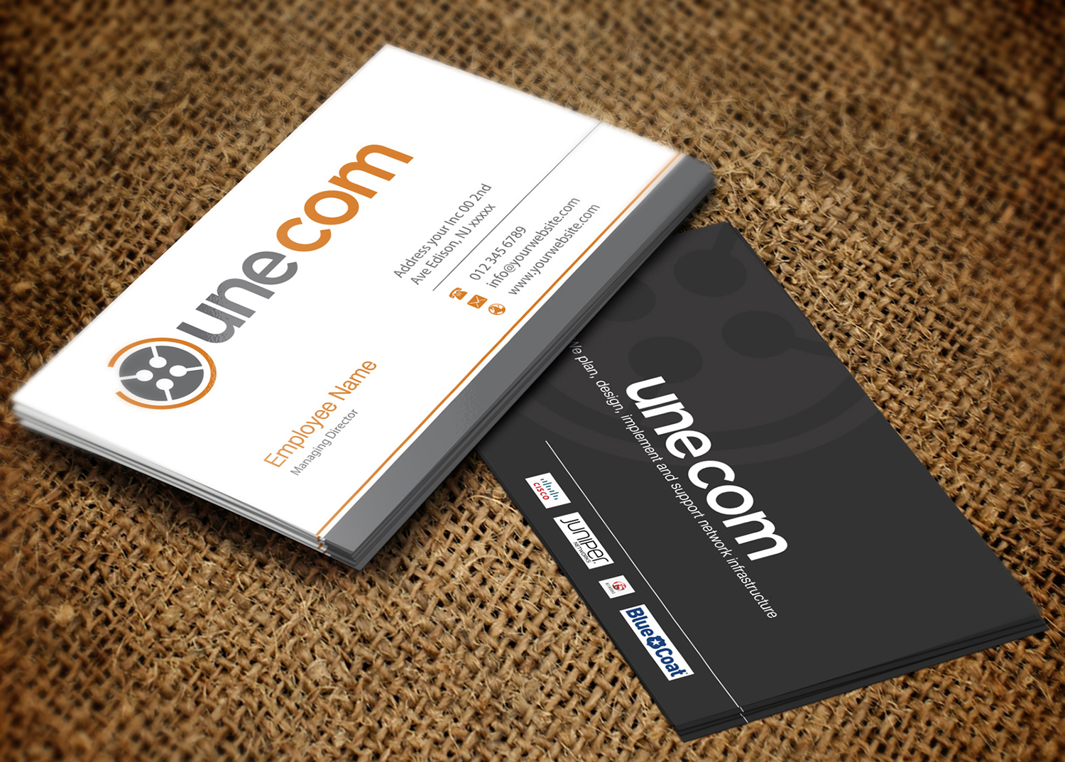 Business Card Design by Lanka Ama for DATA NETWORK DESIGN INTEGRATION & SUPPORT PTY LTD | Design #4932211