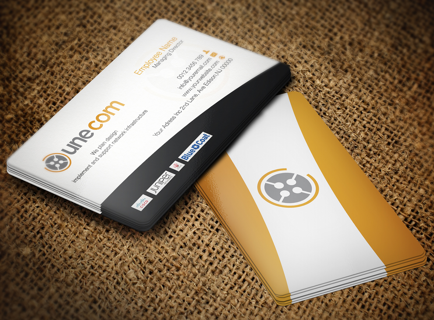 Business Card Design by Lanka Ama for DATA NETWORK DESIGN INTEGRATION & SUPPORT PTY LTD | Design #4932212