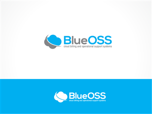 BlueOSS cloud billing and operational support systems | Logo Design by Grapflix 2022
