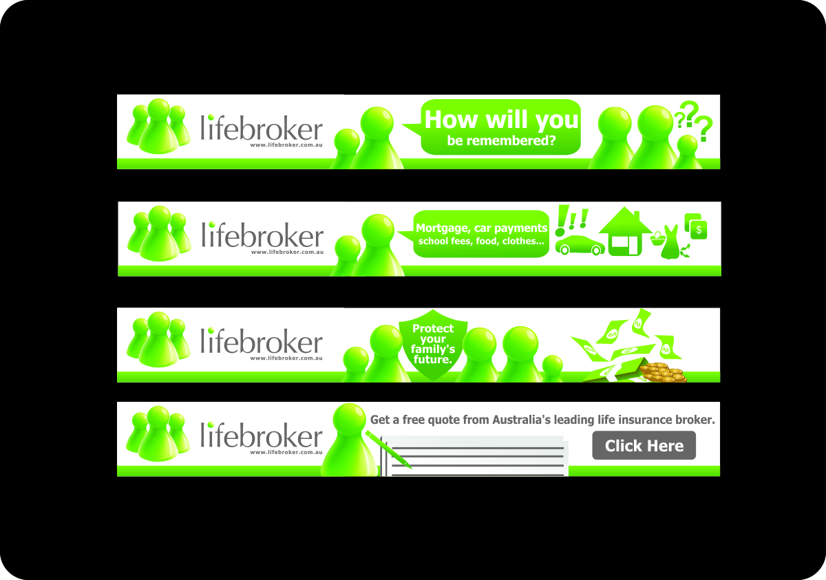 Banner Ad Design by SiddKidd for Lifebroker | Design #236366