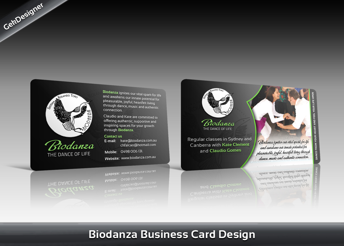 Business Card Design by gekgrfx for this project | Design #1365097