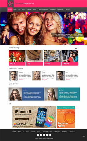 Web Design by pb for this project | Design: #4833233