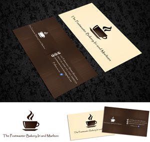 Thepostmasterbakery business card design | Business Card Design by Riz'