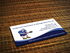Business Cards for Demolition & Salvage Company | Diseño de Tarjeta de Presentación por Sajin