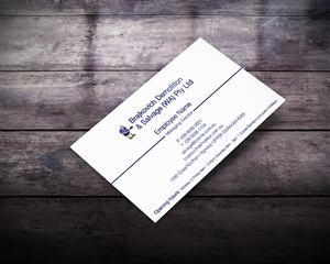 Visitenkarten-Design von Lanka Ama für Brajkovich Demolition & Salvage (WA) Pty Ltd | Design: #4818510