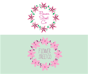 Flower Street Co  | Logo Design by Mandarina