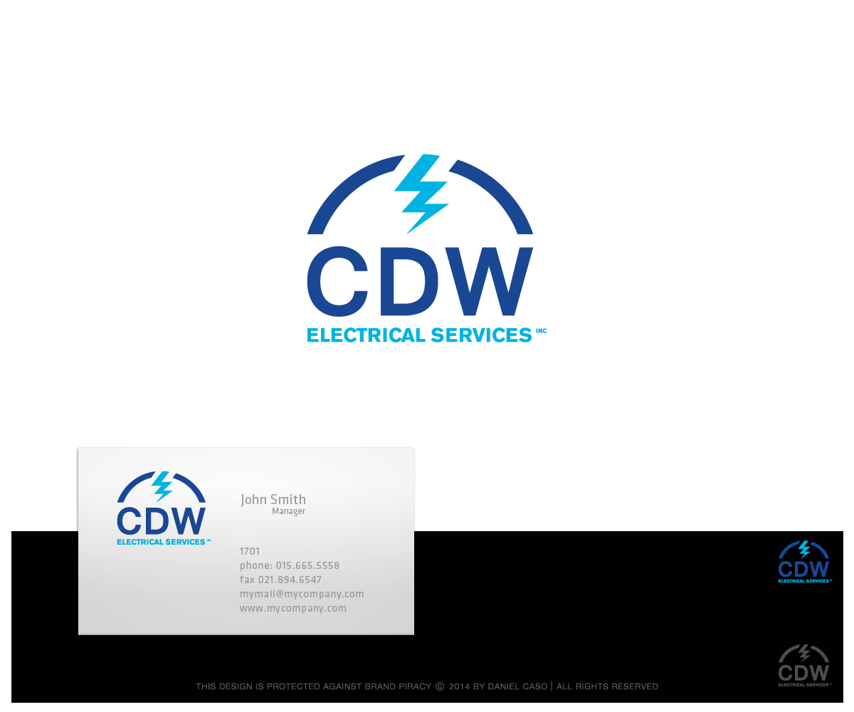 Logo Design by Daniel Caso Design for CDW Electrical Services, Inc. | Design #4823614