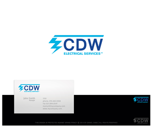 Logo Design by Daniel Caso Design for CDW Electrical Services, Inc. | Design: #4823615