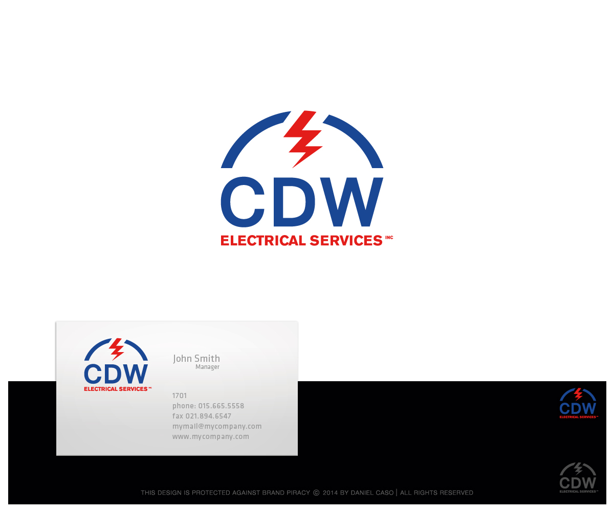 Logo Design by Daniel Caso Design for CDW Electrical Services, Inc. | Design #4827119