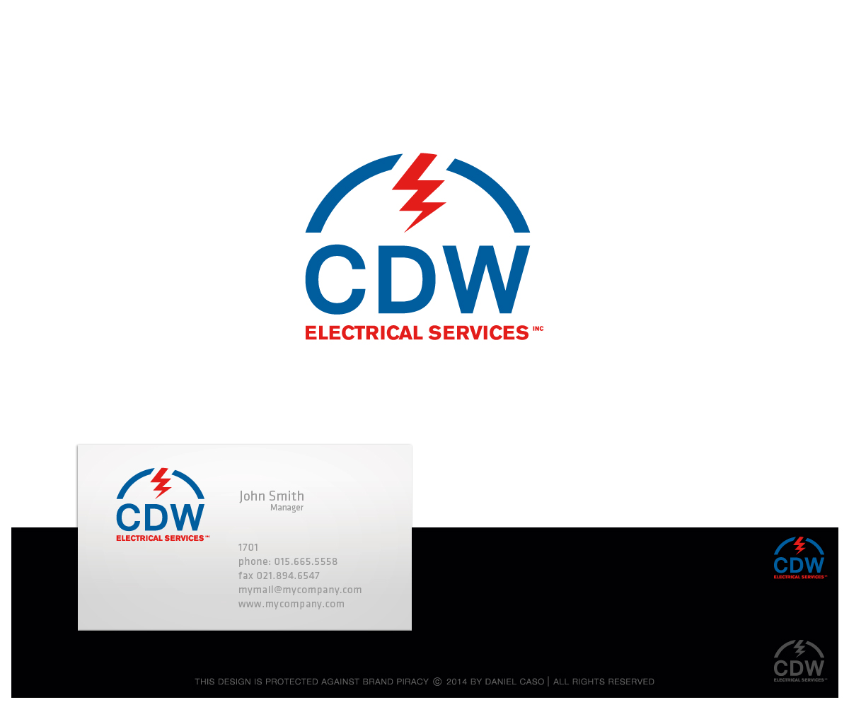 Logo Design by Daniel Caso Design for CDW Electrical Services, Inc. | Design #4827122