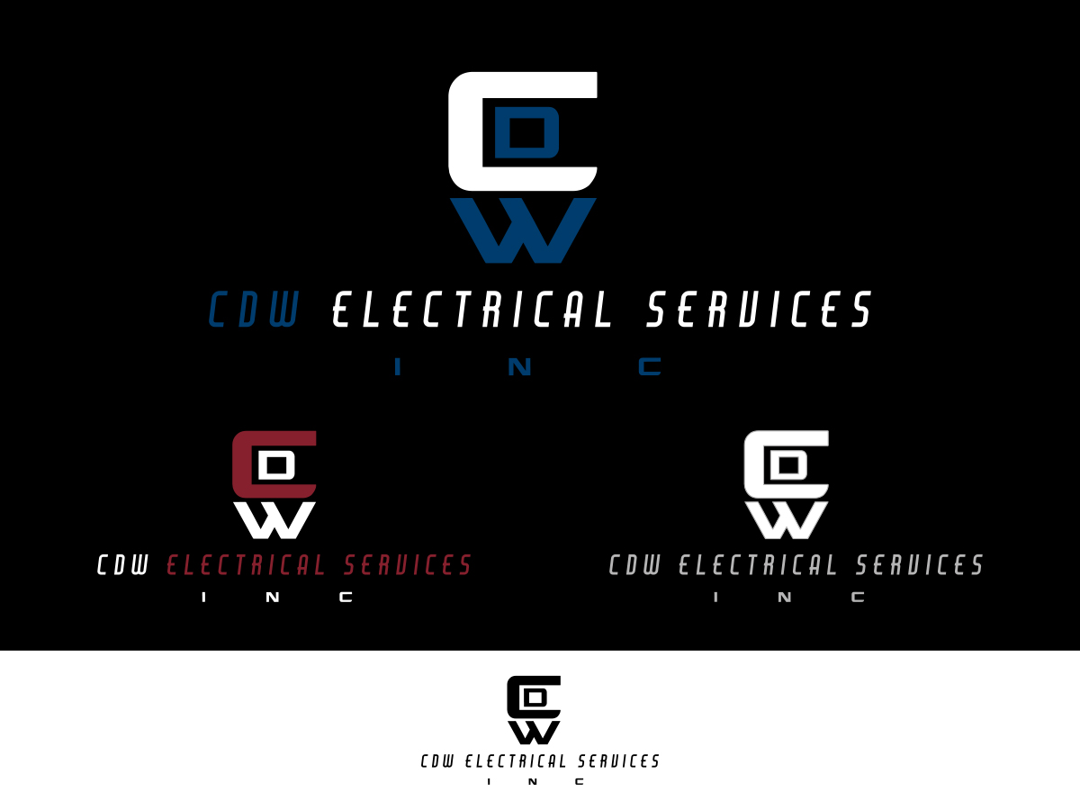Logo Design by Mark Murphy Creative for CDW Electrical Services, Inc. | Design #4855531