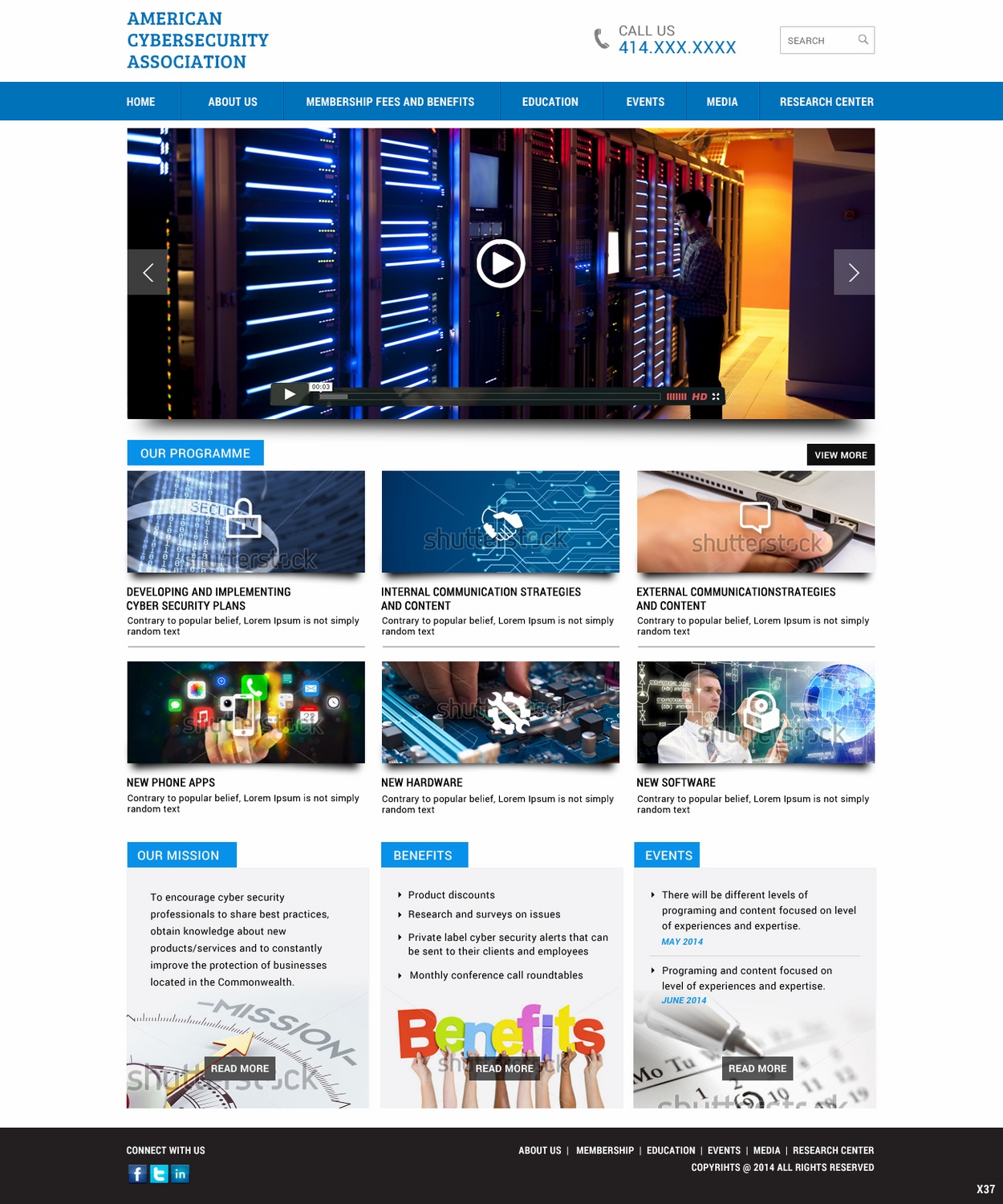 Web Design by pb for Kramer Communications | Design: #4832975