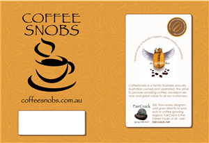 Verpackungs-Design von FCJ_GRAPHICS für coffeesnobs | Design: #1414261