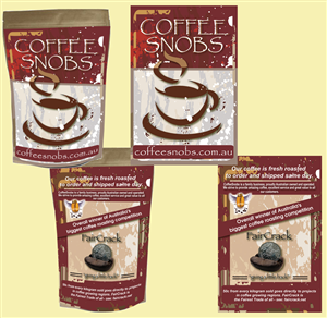 CoffeeSnobs coffee packaging design | Packaging Design by Soula Vetter