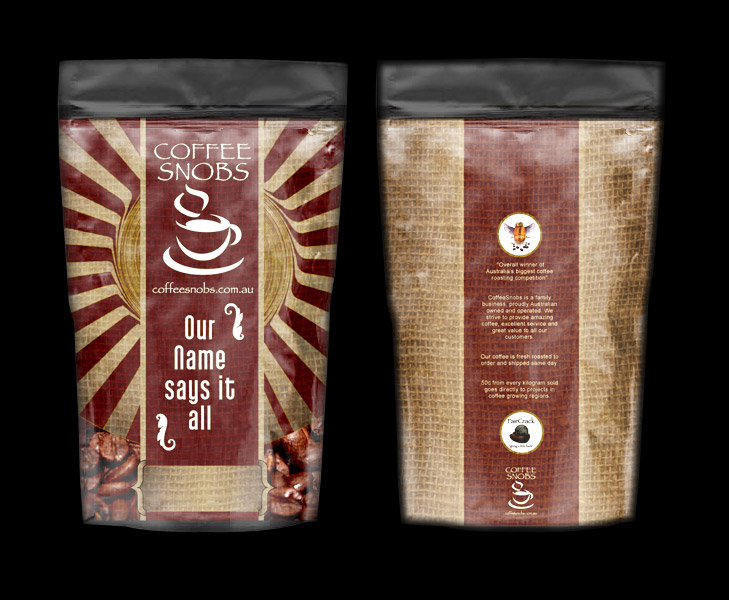 Verpackungs-Design von connexis für coffeesnobs | Design #1420490