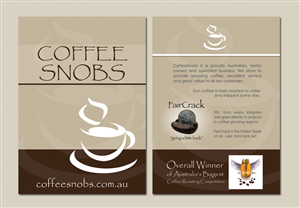 Verpackungs-Design von LisaMarie für coffeesnobs | Design: #1368184