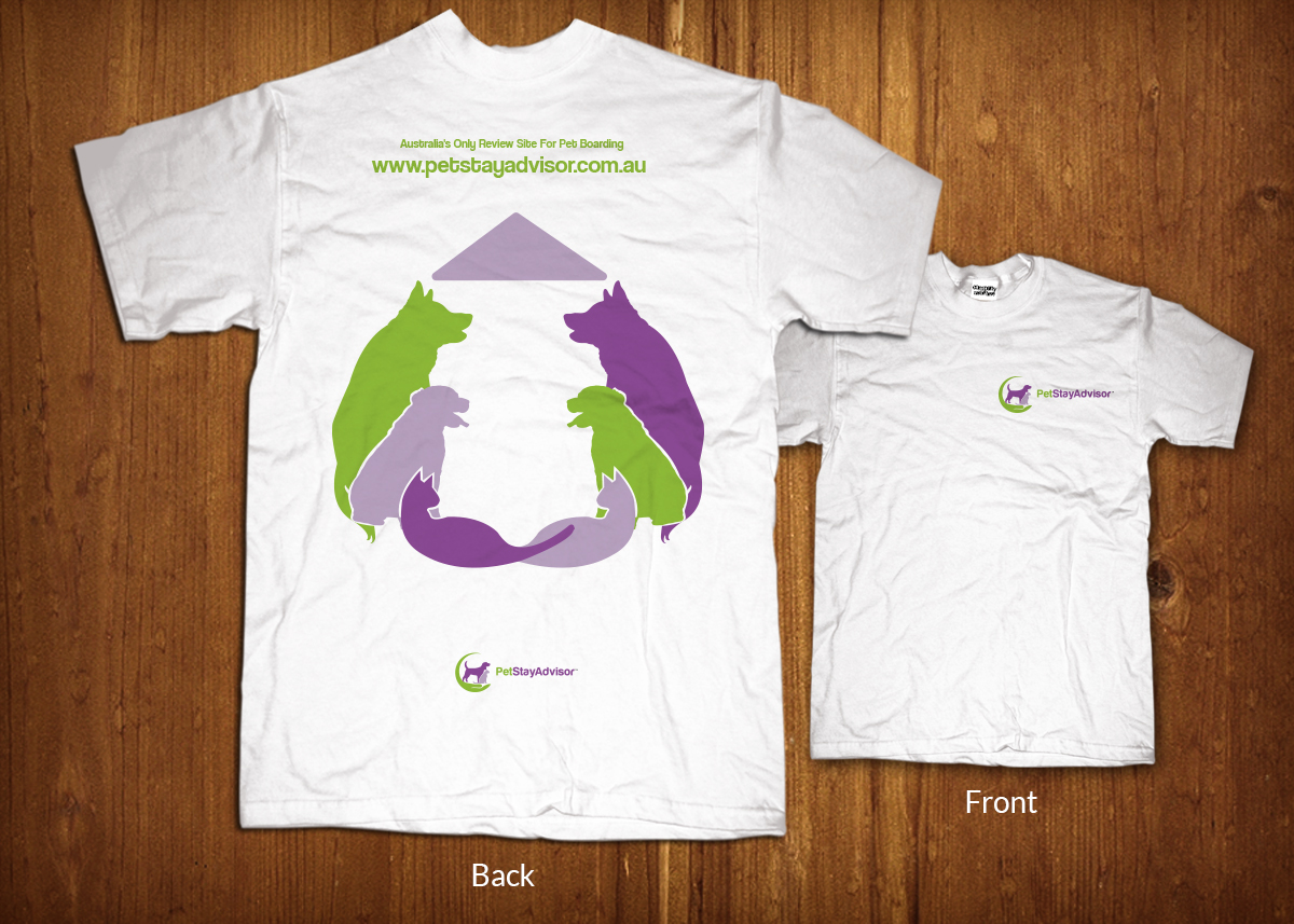T-shirt Design by MNM for PetStayAdvisor Pty Ltd | Design #4873438
