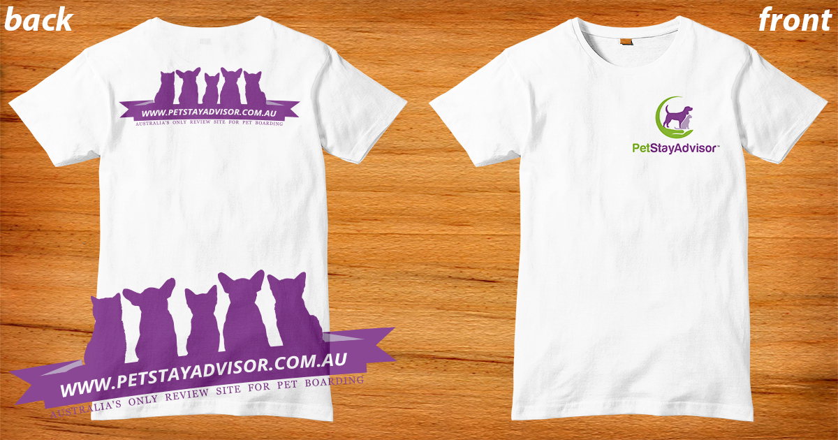 T-shirt Design by db1404 for PetStayAdvisor Pty Ltd | Design #4855612