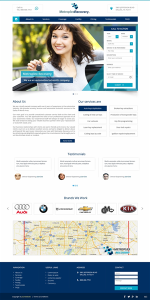 Web Design by pb for this project | Design: #4836427