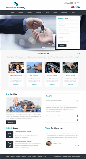 Web Design by pb for this project | Design: #4836430
