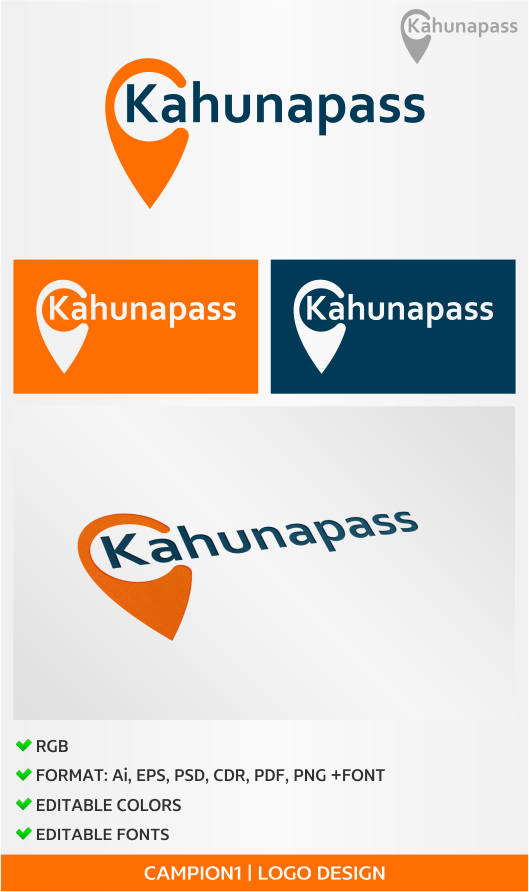 Logo Design by artsterdam for Kahunapass Inc. | Design #4907150
