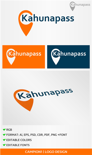 Diseño de Logo por artsterdam para Kahunapass Inc. | Diseño: #4907150