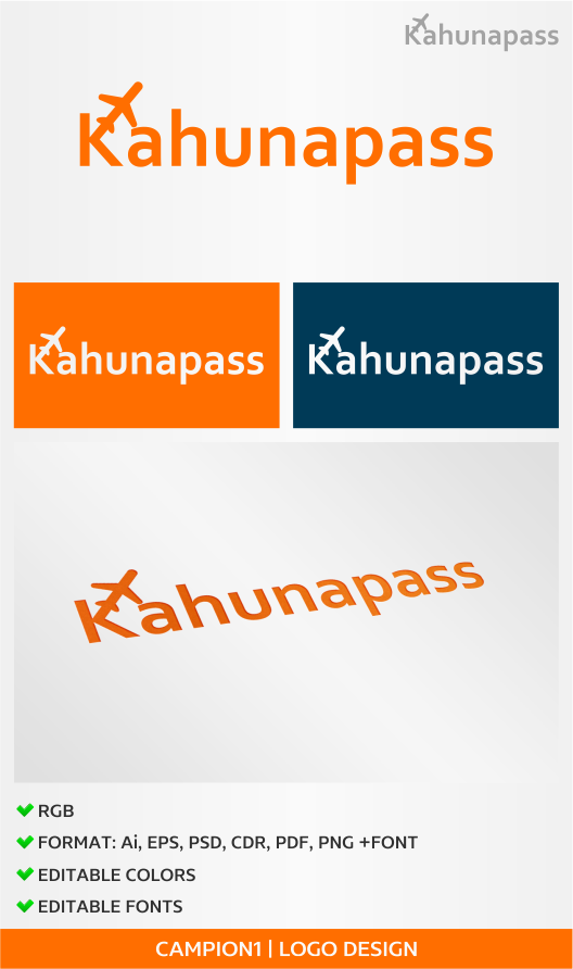 Logo-Design von artsterdam für Kahunapass Inc. | Design #4907272
