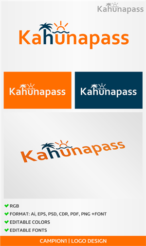 Diseño de Logo por artsterdam para Kahunapass Inc. | Diseño: #4907392