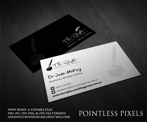 Business Card Design by Pointless Pixels India for this project | Design: #4852031