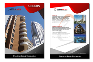 Arkkon Construction Company Catalogue Design Project | Katalog-Design von nafizrahat