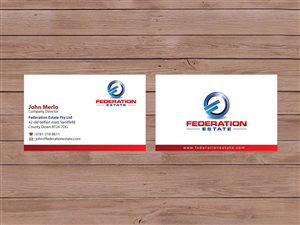 Business Card Design by Priyo Subarkah for Federation Estate Pty Ltd | Design: #232109