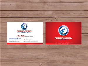 Business Card Design by Priyo Subarkah for Federation Estate Pty Ltd | Design: #232136