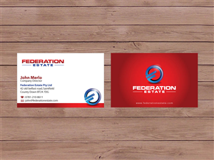 Business Card Design by Priyo Subarkah for Federation Estate Pty Ltd | Design: #232143