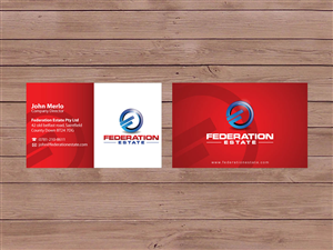 Business Card Design by Priyo Subarkah for Federation Estate Pty Ltd | Design: #232155