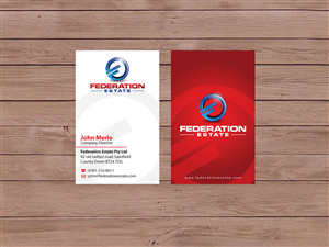 Diseño de Tarjeta de Presentación por Priyo Subarkah para Federation Estate Pty Ltd | Diseño #233694