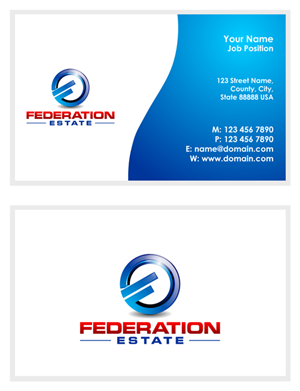 Business Card Design by HyperTime Studio for Federation Estate Pty Ltd | Design: #232349